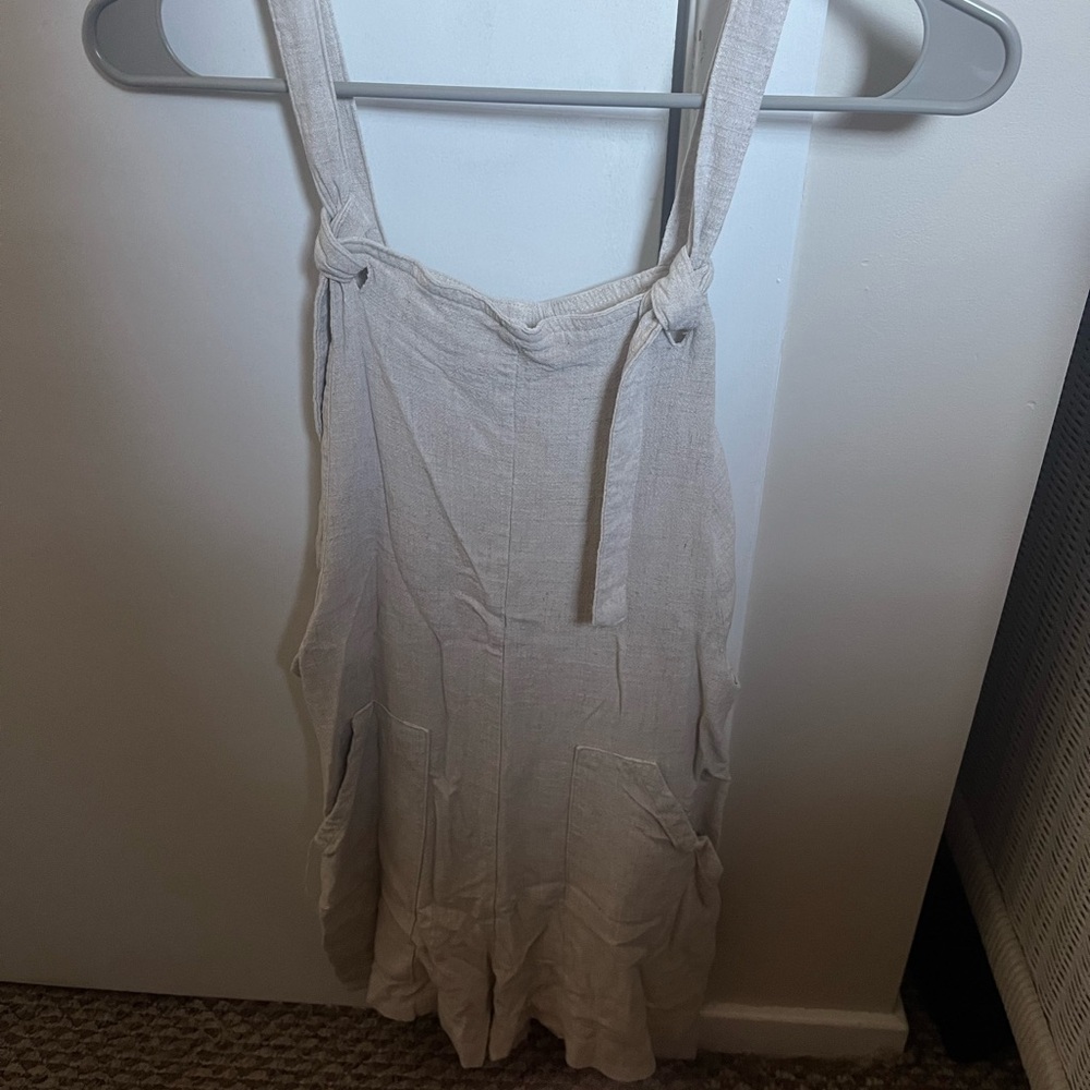 Linen Overalls - Picture 2 of 4